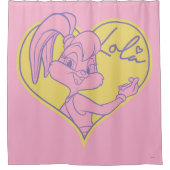 Lola Heart Signature Douchegordijn (Voorkant)