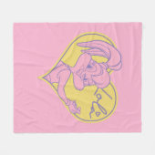 Lola Heart Signature Fleece Deken (Voorkant (Horizontaal))