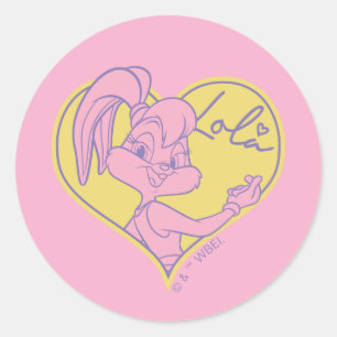 Lola Heart Signature Ronde Sticker