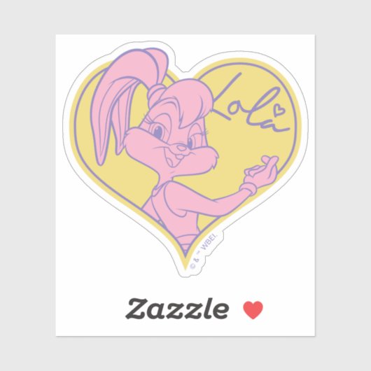 Lola Heart Signature Sticker (Vel)