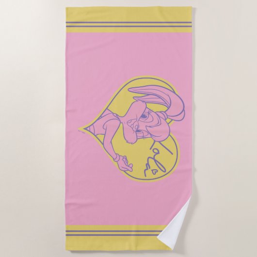 Lola Heart Signature Strandlaken (Voorkant)