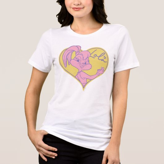 Lola Heart Signature Tri-Blend Shirt (Voorkant)