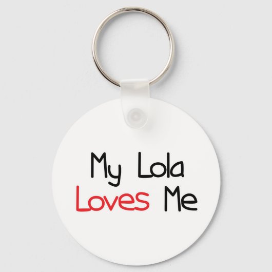 Lola houdt van me sleutelhanger (Voorkant)