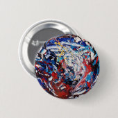 Lola Liivat (Ests, 1928 -) Ronde Button 5,7 Cm (Voorkant /achterkant)