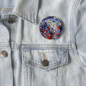 Lola Liivat (Ests, 1928 -) Ronde Button 5,7 Cm (In situ)
