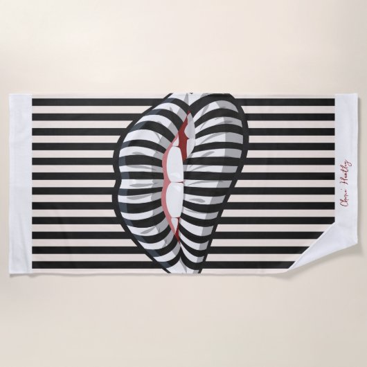 Lola Lips Strandlaken (Voorkant)