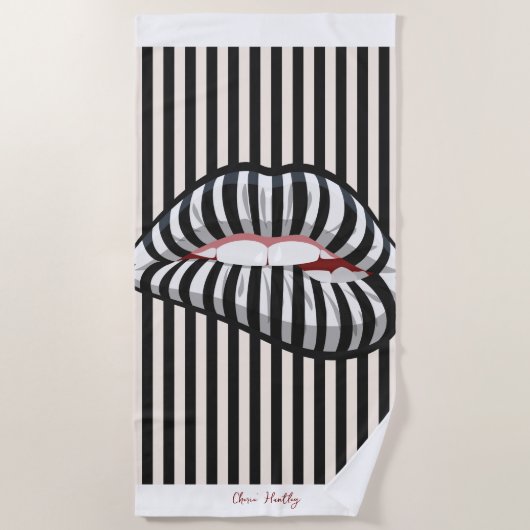 Lola Lips Strandlaken (Voorkant)