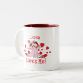 Lola Love is me Rag Doll Tweekleurige Koffiemok (Voorkant links)