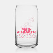 Lola Main Character Energy Blikvorm Glas (Voorkant)