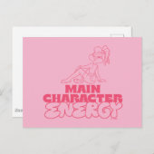 Lola Main Character Energy Briefkaart (Voorkant / Achterkant)