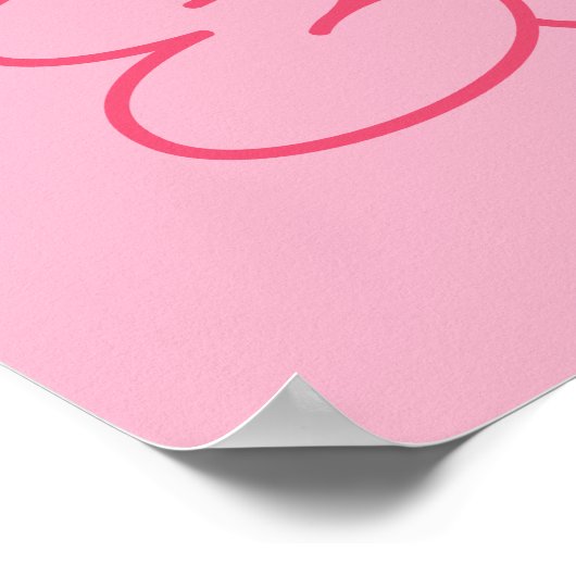 Lola Main Character Energy Poster (Hoek)