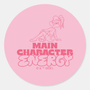 Lola Main Character Energy Ronde Sticker