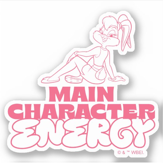 Lola Main Character Energy Sticker (Voorkant)