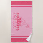 Lola Main Character Energy Strandlaken (Voorkant)