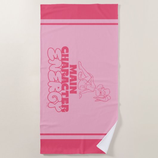 Lola Main Character Energy Strandlaken (Voorkant)