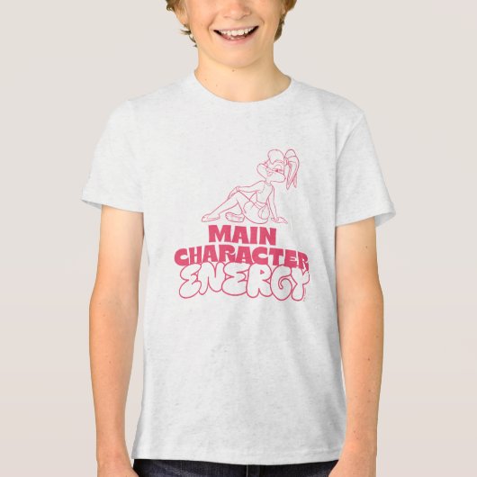 Lola Main Character Energy Tri-Blend Shirt (Voorkant)