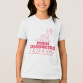 Lola Main Character Energy Tri-Blend Shirt (Voorkant)