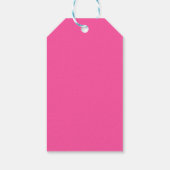 LOLA Neon Blauw Roze Bachelorette Dank U Favor G Cadeaulabel (Achterkant)
