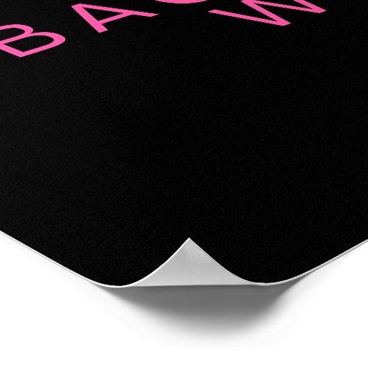 LOLA Neon Drunk In Love Bachelorette Welkom Poster (Hoek)