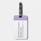 Lola: "Noem me nooit een pop" Bagagelabel (Achterkant verticaal)