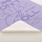 Lola: "Noem me nooit een pop" Sherpa Deken (3/4)