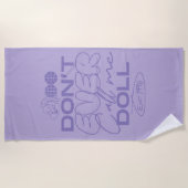 Lola: "Noem me nooit een pop" Strandlaken (Voorkant)