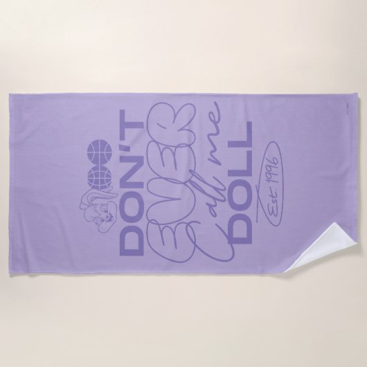 Lola: "Noem me nooit een pop" Strandlaken (Voorkant)