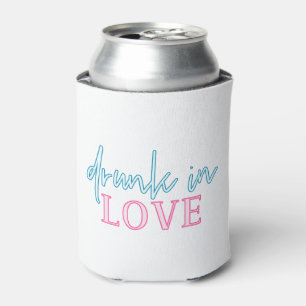 LOLA Pink Blue Neon Drunk In Love Bachelorette Blikjeskoeler
