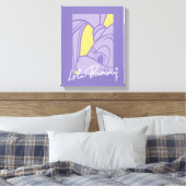 Lola Portrait Autograph Canvas Afdruk (Insitu (Slaapkamer))