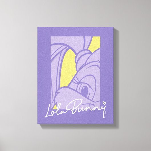 Lola Portrait Autograph Canvas Afdruk (Voorkant)