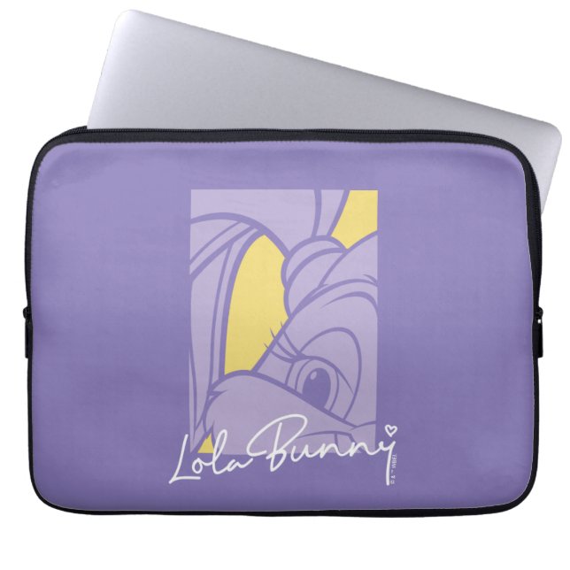 Lola Portrait Autograph Laptop Sleeve (Voorkant)