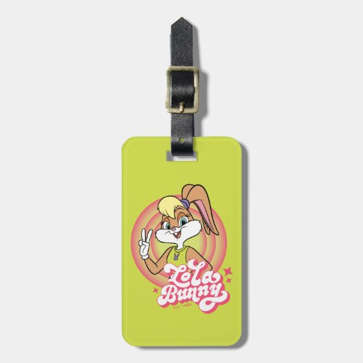 Lola Retro LOONEY TUNES™ ringen Bagagelabel (Voorkant verticaal)
