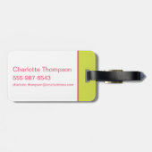 Lola Retro LOONEY TUNES™ ringen Bagagelabel (Achterkant horizontaal)