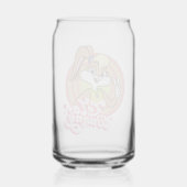 Lola Retro LOONEY TUNES™ ringen Blikvorm Glas (Achterkant)