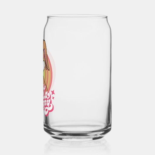 Lola Retro LOONEY TUNES™ ringen Blikvorm Glas (Links)