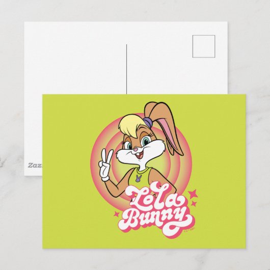 Lola Retro LOONEY TUNES™ ringen Briefkaart (Voorkant / Achterkant)