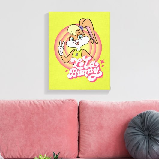 Lola Retro LOONEY TUNES™ ringen Canvas Afdruk (Insitu (Woonkamer))