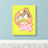 Lola Retro LOONEY TUNES™ ringen Canvas Afdruk (Insitu (Houten vloer))
