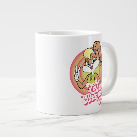 Lola Retro LOONEY TUNES™ ringen Grote Koffiekop (Voorkant rechts)