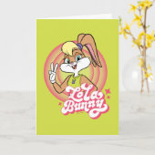 Lola Retro LOONEY TUNES™ ringen Kaart (Gele Bloem)