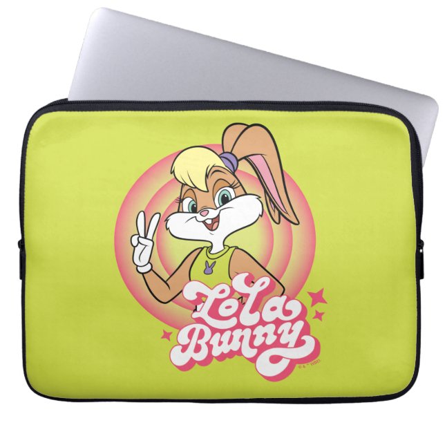 Lola Retro LOONEY TUNES™ ringen Laptop Sleeve (Voorkant)