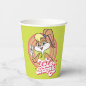 Lola Retro LOONEY TUNES™ ringen Papieren Bekers (Achterkant)