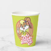 Lola Retro LOONEY TUNES™ ringen Papieren Bekers (Voorkant)