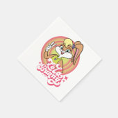 Lola Retro LOONEY TUNES™ ringen Servet (Hoek)