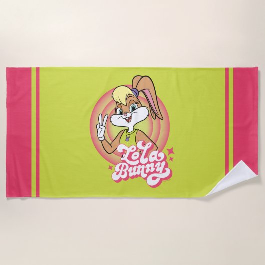 Lola Retro LOONEY TUNES™ ringen Strandlaken (Voorkant)