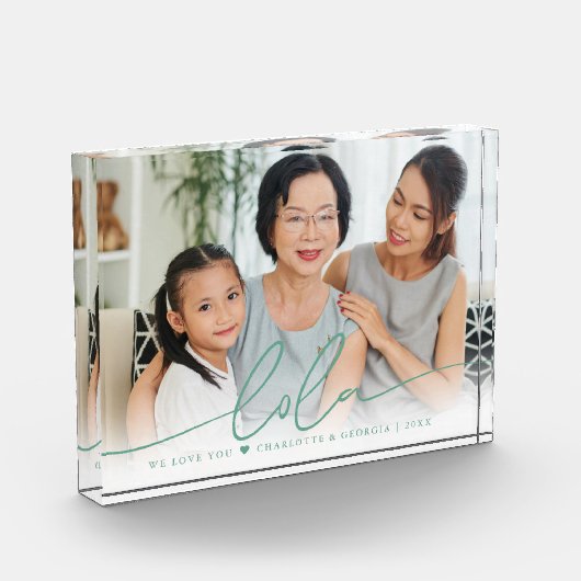 Lola Script Overlay | We houden van je fotoblok (Links)