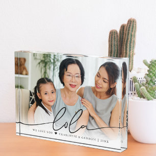 Lola Script Overlay   Wij houden van u Fotoblokken