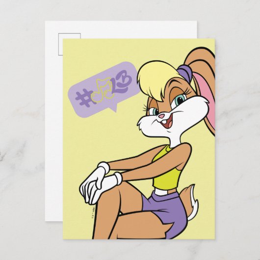 Lola Sitting Briefkaart (Voorkant / Achterkant)