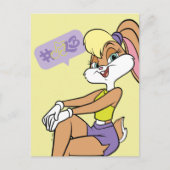 Lola Sitting Briefkaart (Voorkant)