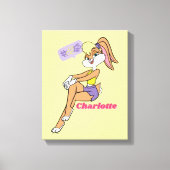 Lola Sitting Canvas Afdruk (Voorkant)